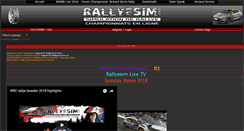 Desktop Screenshot of forum.rallyesim.fr